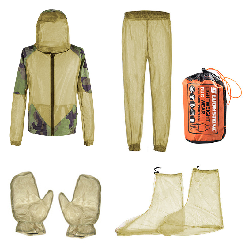 ชุดกันยุงสำหรับตกปลาในป่า ชุดต - Outdoor Adventure Outfit บทวิจารณ์และราคา