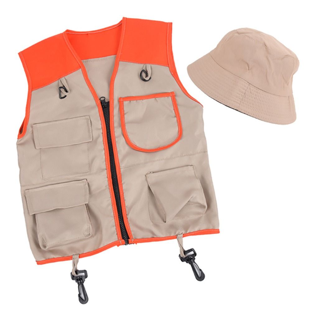 ชุดหมวก เสื้อกั๊ก ชุดแต่งกายแฟ - Outdoor Adventure Kit For Kids บทวิจารณ์และราคา