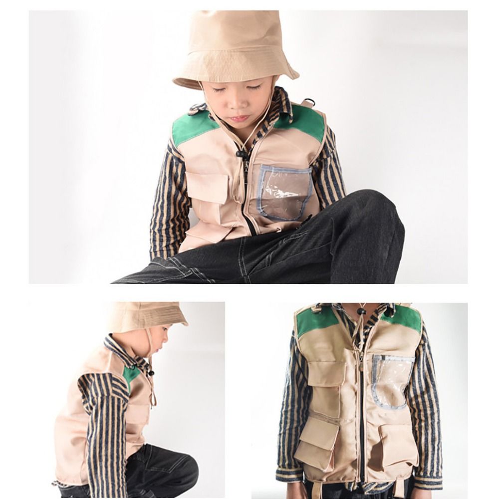 ชุดหมวก เสื้อกั๊ก ชุดแต่งกายแฟ - Outdoor Adventure Kit For Kids บทวิจารณ์และราคา