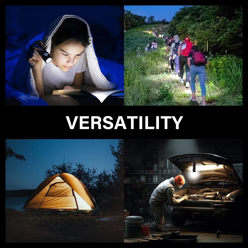 ไฟฉาย LED สว่างมาก 2000 ลูเมน  - Outdoor Adventure Trips บทวิจารณ์และราคา