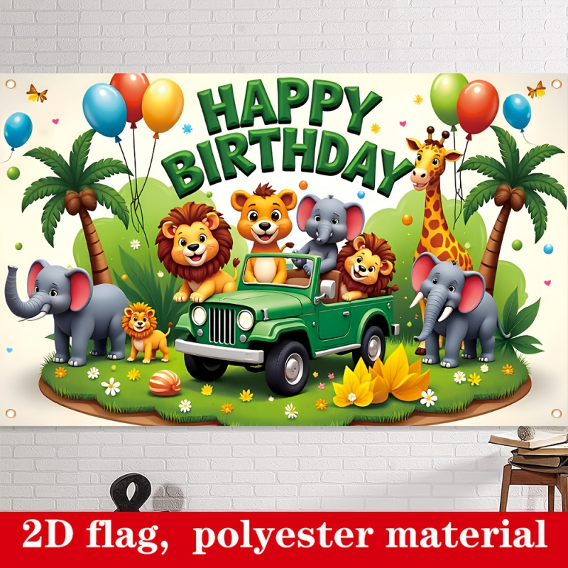 1 ชิ้น, แบนเนอร์สุขสันต์วันเกิ - Outdoor Adventure Birthday Party บทวิจารณ์และราคา