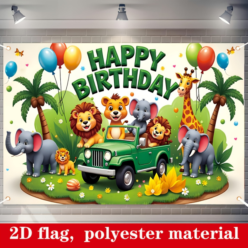 1 ชิ้น, แบนเนอร์สุขสันต์วันเกิ - Outdoor Adventure Birthday Party บทวิจารณ์และราคา